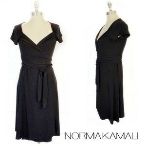 Norma Kamali Jersey Wrap Dress Sz XL